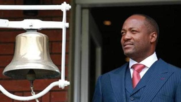 Former West Indies cricketer Brian Lara watches the match.(Action Images)