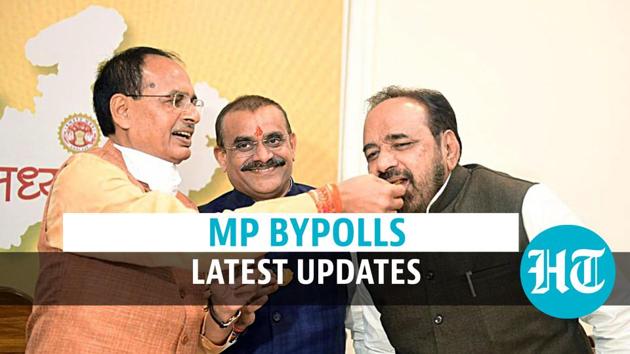 MP Bypolls: BJP Ahead In 21 Seats; Congress Alleges ‘selective EVM ...