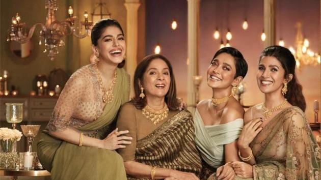 The Diwali advertisement featured actors Neena Gupta, Nimrat Kaur, Sayani Gupta and Alaya F.(Twitter/@TanishqJewelry)
