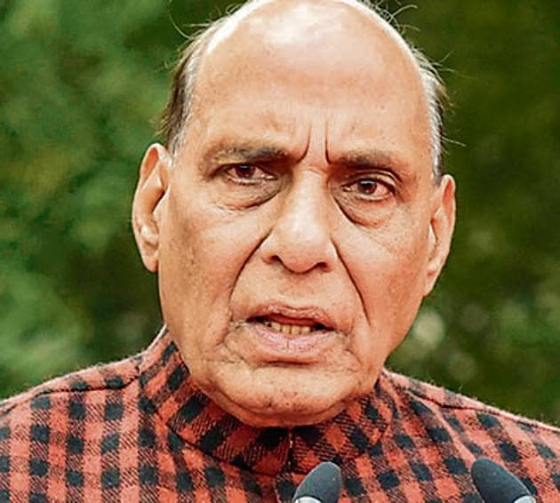 Union Defence Minister Rajnath Singh(PTI) Union Defence Minister Rajnath Singh(PTI)