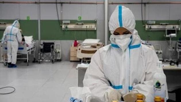 As Iran’s infection rate soars and strains hospitals, the debate over the government’s response to the virus has grown heated.(Bloomberg file photo) As Iran’s infection rate soars and strains hospitals, the debate over the government’s response to the virus has grown heated.(Bloomberg file photo)