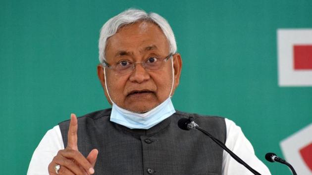 Bihar Assembly Election Result 2020: Chief Minister Nitish Kumar had led the NDA campaign in Bihar, addressing over 110 rallies. (HT Photo/Santosh Kumar) Bihar Assembly Election Result 2020: Chief Minister Nitish Kumar had led the NDA campaign in Bihar, addressing over 110 rallies. (HT Photo/Santosh Kumar)