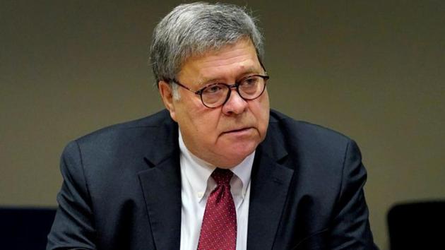 William Barr’s order came as Trump battles to reverse Biden’s narrow wins in several key states.(REUTERS)