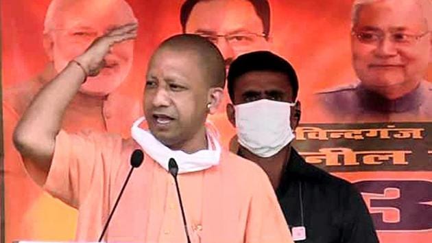 The by-poll results are being keenly watched for an indication on public sentiment on Uttar Pradesh CM Yogi Adityanath’s rule.(ANI Photo)