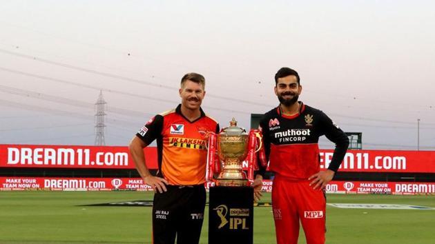 IPL 2020: David Warner of Sunrisers Hyderabad and Royal Challengers Bangalore captain Virat Kohli(Twitter)