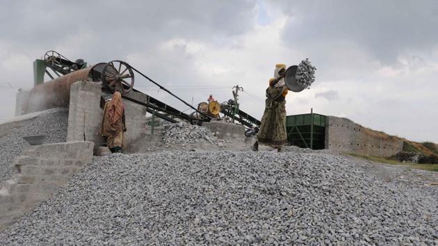 A stone crusher at work.(Representational photo) A stone crusher at work.(Representational photo)