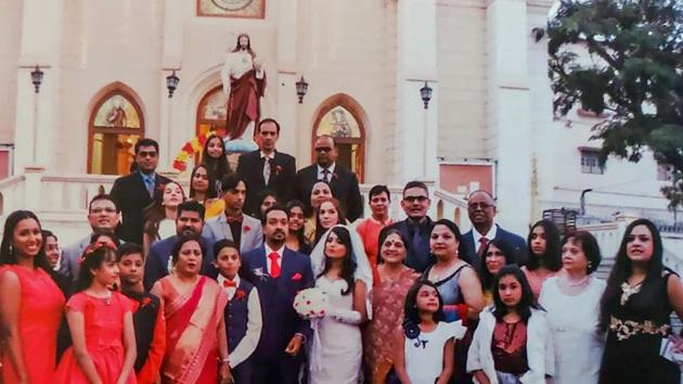In this 2018 photo, Bidens of India and abroad gathered together for a family wedding in Nagpur. (PTI) In this 2018 photo, Bidens of India and abroad gathered together for a family wedding in Nagpur. (PTI)