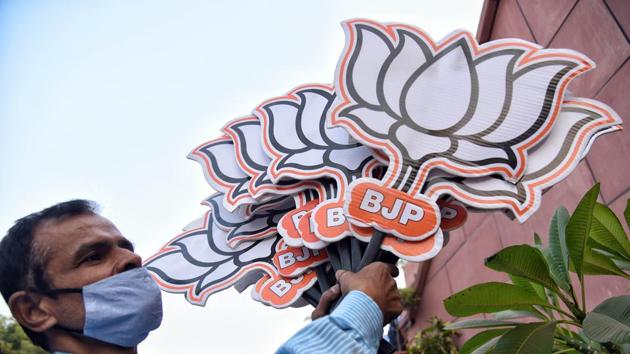 While the BJP rode to power at the Centre twice on its own, it needed alliances in a clutch of states like Bihar. (ANI) While the BJP rode to power at the Centre twice on its own, it needed alliances in a clutch of states like Bihar. (ANI)