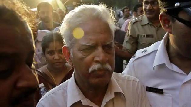 Varavara Rao has been in jail since 2018 in the Elgar Parishad case. (AP file photo)