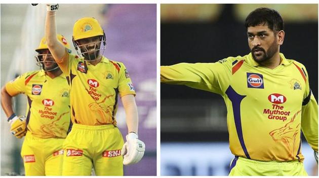 Ruturaj Gaikwad and MS Dhoni. (PTI) Ruturaj Gaikwad and MS Dhoni. (PTI)