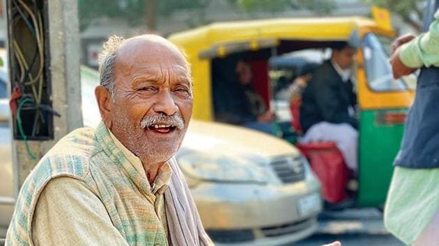 He left for his village a decade ago, but still feels a strong connection to the city because of his friends. “One sells clothes here, and one runs a paan stall as I used to.”(Mayank Austen Soofi) He left for his village a decade ago, but still feels a strong connection to the city because of his friends. “One sells clothes here, and one runs a paan stall as I used to.”(Mayank Austen Soofi)