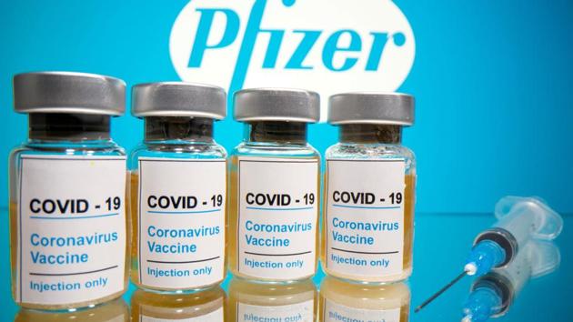 The study comes as Pfizer Inc on Monday said its experimental Covid-19 vaccine is more than 90% effective based on interim data from late stage trials. (Reuters) The study comes as Pfizer Inc on Monday said its experimental Covid-19 vaccine is more than 90% effective based on interim data from late stage trials. (Reuters)