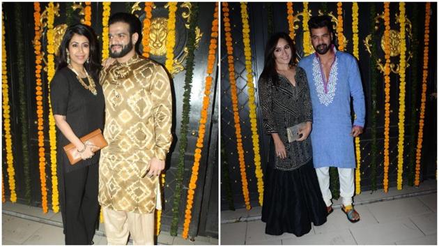 Karan Patel-Ankita Bhargava and Shabbir Ahluwalia-Kanchi Kaul. Karan Patel-Ankita Bhargava and Shabbir Ahluwalia-Kanchi Kaul.