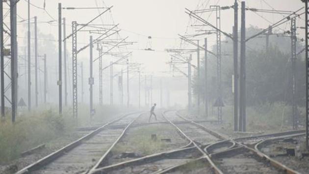 Railway track(Biplov Bhuyan/HT PHOTO)