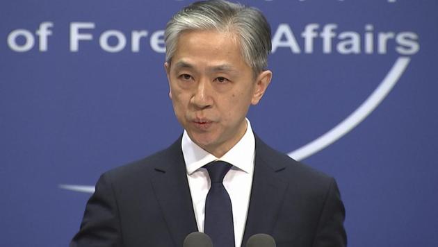 Chinese Foreign Ministry spokesman Wang Wenbin told media that China hasn’t restricted the movement of Indian ship Jag Anand. (AP Photo) Chinese Foreign Ministry spokesman Wang Wenbin told media that China hasn’t restricted the movement of Indian ship Jag Anand. (AP Photo)