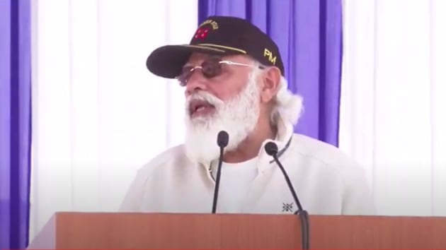PM Modi addresses Air Force personnel at Jaisalmer (ANI Photo) PM Modi addresses Air Force personnel at Jaisalmer (ANI Photo)