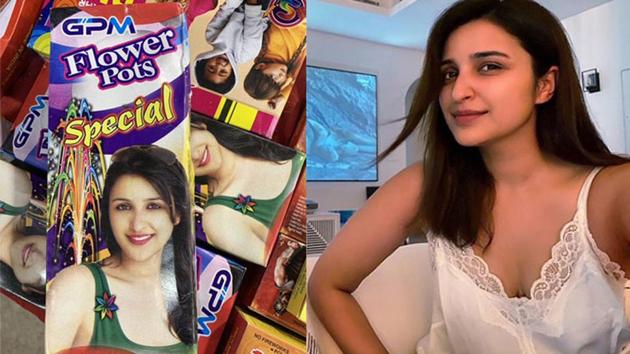 Parineeti Chopra reacted to her pictures appearing on cracker boxes.