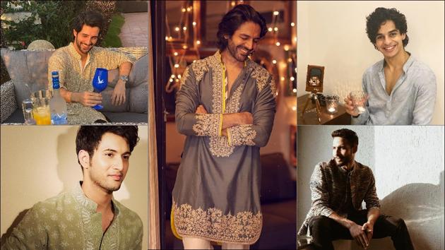 Diwali 2020 fashion: Kartik, Ishaan, Siddhant, Aditya and Rohit stun in ethnic(Instagram)