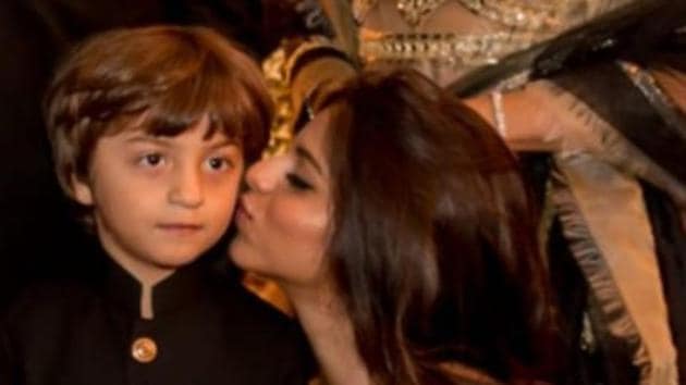 Suhana Khan with brother AbRam. Suhana Khan with brother AbRam.