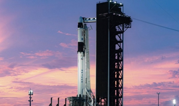 SpaceX’s first regular ferry flight to the orbiting lab is set to leave Florida’s Kennedy Space Center at 7:27 p.m. on Sunday(SpaceX on Twitter) SpaceX’s first regular ferry flight to the orbiting lab is set to leave Florida’s Kennedy Space Center at 7:27 p.m. on Sunday(SpaceX on Twitter)