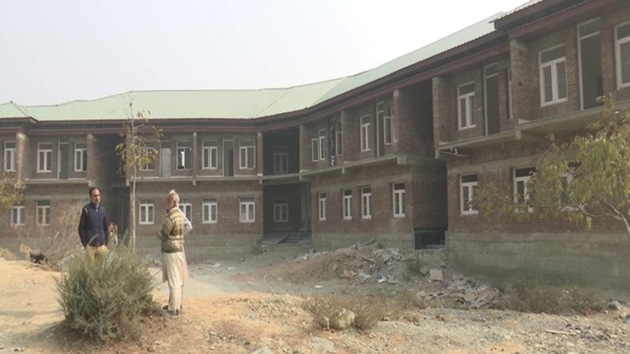 The two-storey hostel in Ganderbal.(ANI)