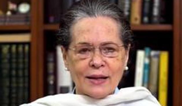 Congress president Sonia Gandhi. (ANI) Congress president Sonia Gandhi. (ANI)