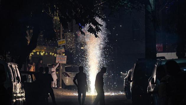 On November 9, NGT banned the sale or use of all kinds of firecrackers in NCR from November 9 to 30, saying “celebration by crackers is for happiness and not to celebrate deaths and diseases”.(Amal KS/HT PHOTO)