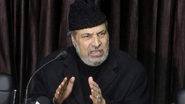 File photo of Muzaffar Hussain Baig.(ANI) File photo of Muzaffar Hussain Baig.(ANI)