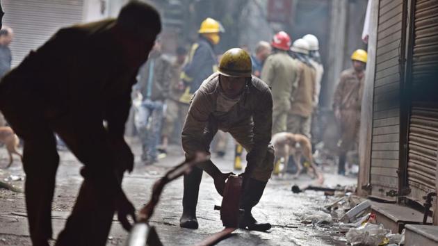 Police said Imran owned the fourth and fifth floors of one of the buildings that went up in flames.(Sanchit Khanna/HT file photo)