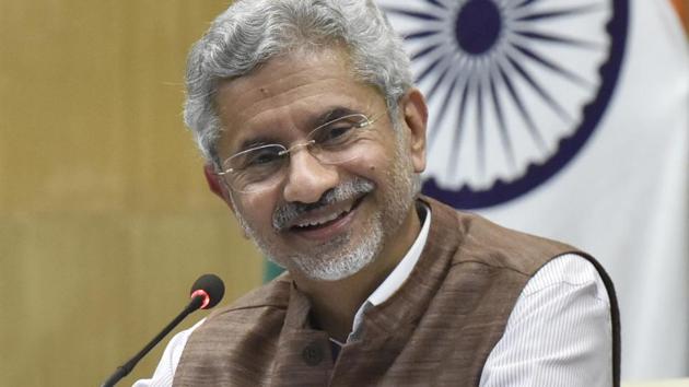External Affairs Minister S Jaishankar said India will pick up from where it left off with the Donald Trump administration.(Sanjeev Verma/HT PHOTO)