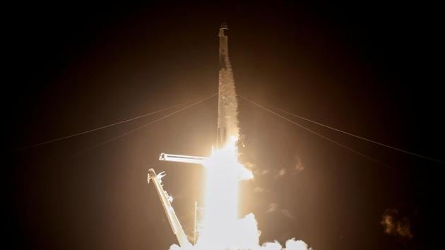 The Dragon was performing as expected in orbit and would approach the station and dock as programmed, said Kathy Lueders, the Nasa associate administrator. (Reuters Photo)