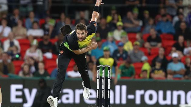 Australia quick Andrew Tye in action.(Getty Images)