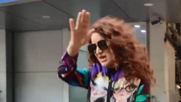 Tisca Chopra in a screengrab from the video.