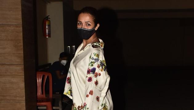 Malaika Arora rocking a floral pyjama set from designer Anamika Khanna. (File Photo)