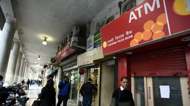 Lakshmi Vilas Bank has a vast network of more than 550 branches and 900-plus ATMs across India.(Sonu Mehta/HT Photo) Lakshmi Vilas Bank has a vast network of more than 550 branches and 900-plus ATMs across India.(Sonu Mehta/HT Photo)