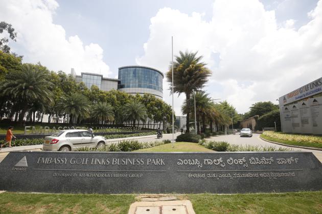 Embassy Tech Village comprises 6.1 million sq. ft of completed office space, 3.1 million sq. ft of under-construction area and two proposed 518-keys Hilton hotels. (Mint | Ramegowda Bopaiah)