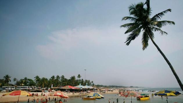 Tourists relax at a cafe on Baga beach in Goa (REUTERS/File Photo)