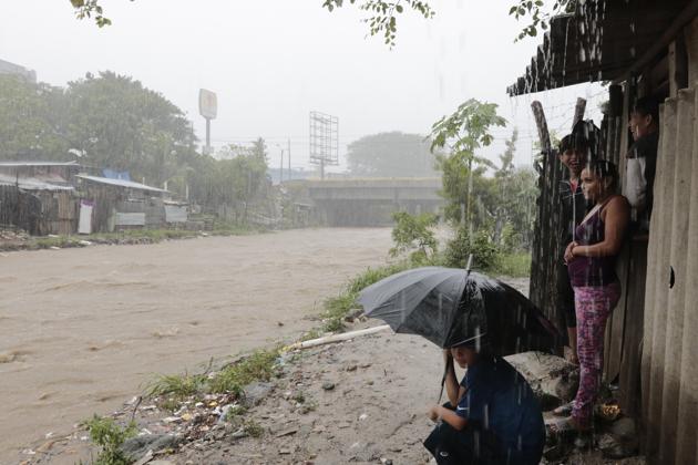 By Tuesday afternoon, Iota had diminished to a tropical storm and was moving inland over northern Nicaragua.(AP Photo) By Tuesday afternoon, Iota had diminished to a tropical storm and was moving inland over northern Nicaragua.(AP Photo)