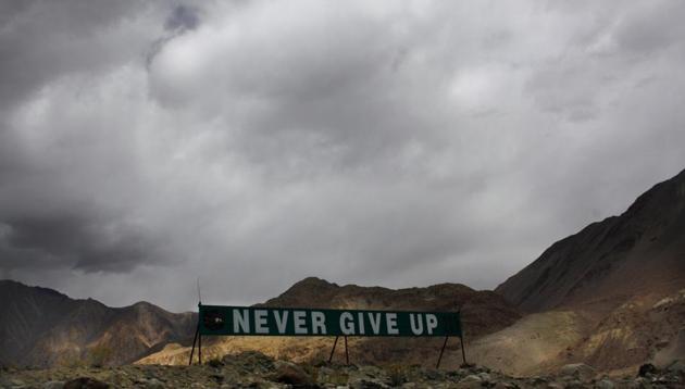 Eastern Ladakh sees temperature dipping to minus 30-40 degrees Celsius and experiences up to 40 feet of snowfall after the month of November(AP)