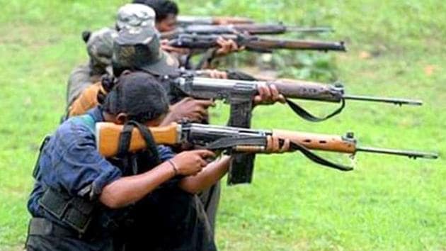 Two rifles -- Avtomat Kalashnikova (AK)-47 and Insas -- and cartridges were recovered from the slain Maoist commander. (File Photo)