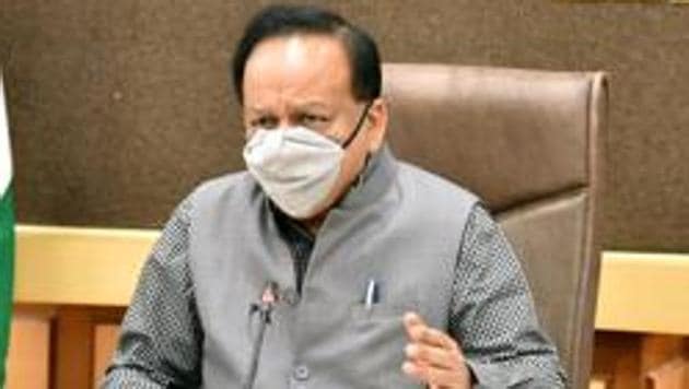 Union Minister for Health and Family Welfare Harsh Vardhan announced on Thursday that the central government has introduced a new category for the children of Covid warriors.(ANI)