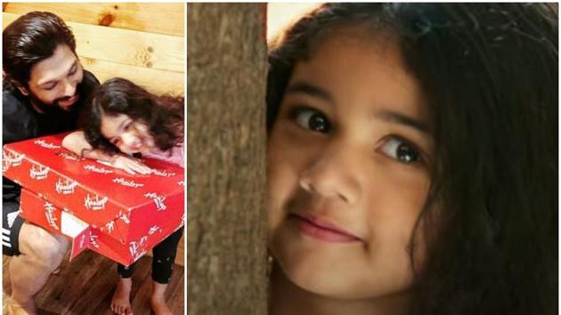 Allu Arjun shared pictures and video on his daughter Arha’s 4th birthday.