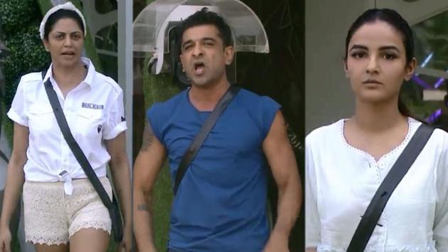 Bigg Boss 14 Weekend Ka Vaar promo: Eijaz Khan and Jasmin Bhasin target Kavita Kaushik. Bigg Boss 14 Weekend Ka Vaar promo: Eijaz Khan and Jasmin Bhasin target Kavita Kaushik.