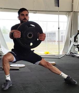 Virat Kohli sweating it out at Team India’s training session (instagram)