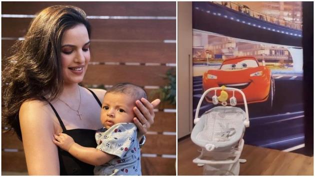 Natasa Stankovic with her son Agastya. Natasa Stankovic with her son Agastya.