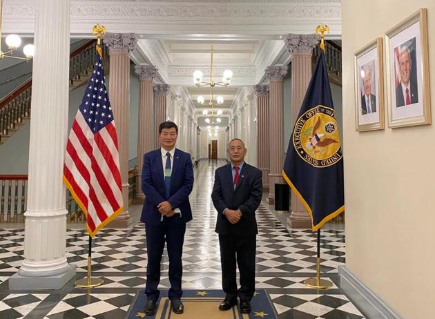 Sangay was invited to the US State Department for the first time in 60 years last month.(tibet.net)