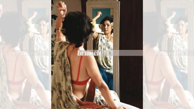 Nida Mahmood shot exclusively for HT Brunch in her Delhi home; Make-up & hair: Anuj Dogra(Tushar Bhardwaj)