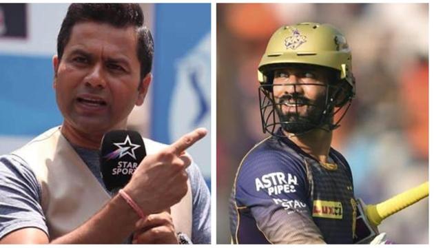 Aakash Chopra on Dinesh Karthik.(BCCI/PTI) Aakash Chopra on Dinesh Karthik.(BCCI/PTI)