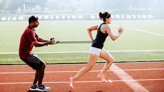 Taapsee Pannu is working hard for Rashmi Rocket. Taapsee Pannu is working hard for Rashmi Rocket.