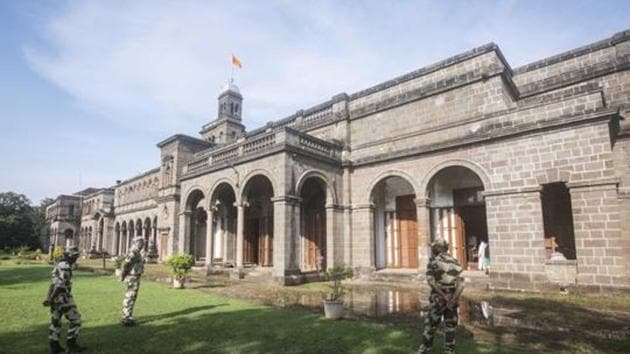 It is now necessary to go ahead and plan to start offline classes for students. With the guidelines issued by UGC and following the Covid safety protocols, we plan to start classes soon, says Prof Karmalkar.(Pratham Gokhale/HT Photo)